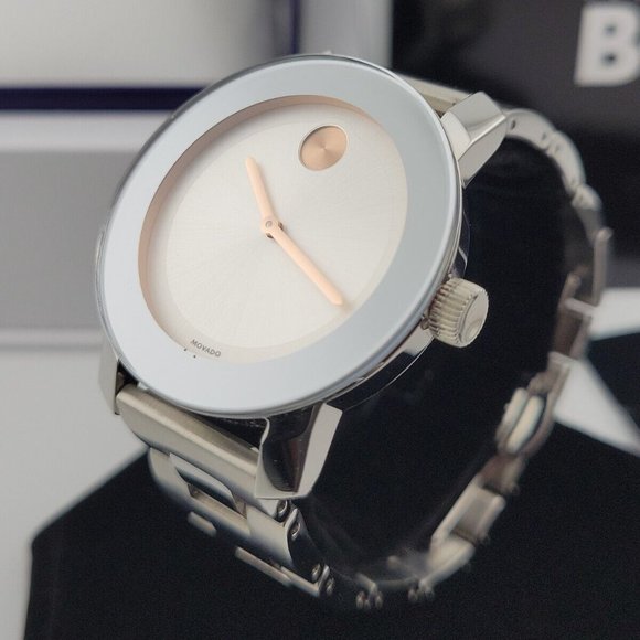 Movado White Dial Steel Women\'s Watch main image 4